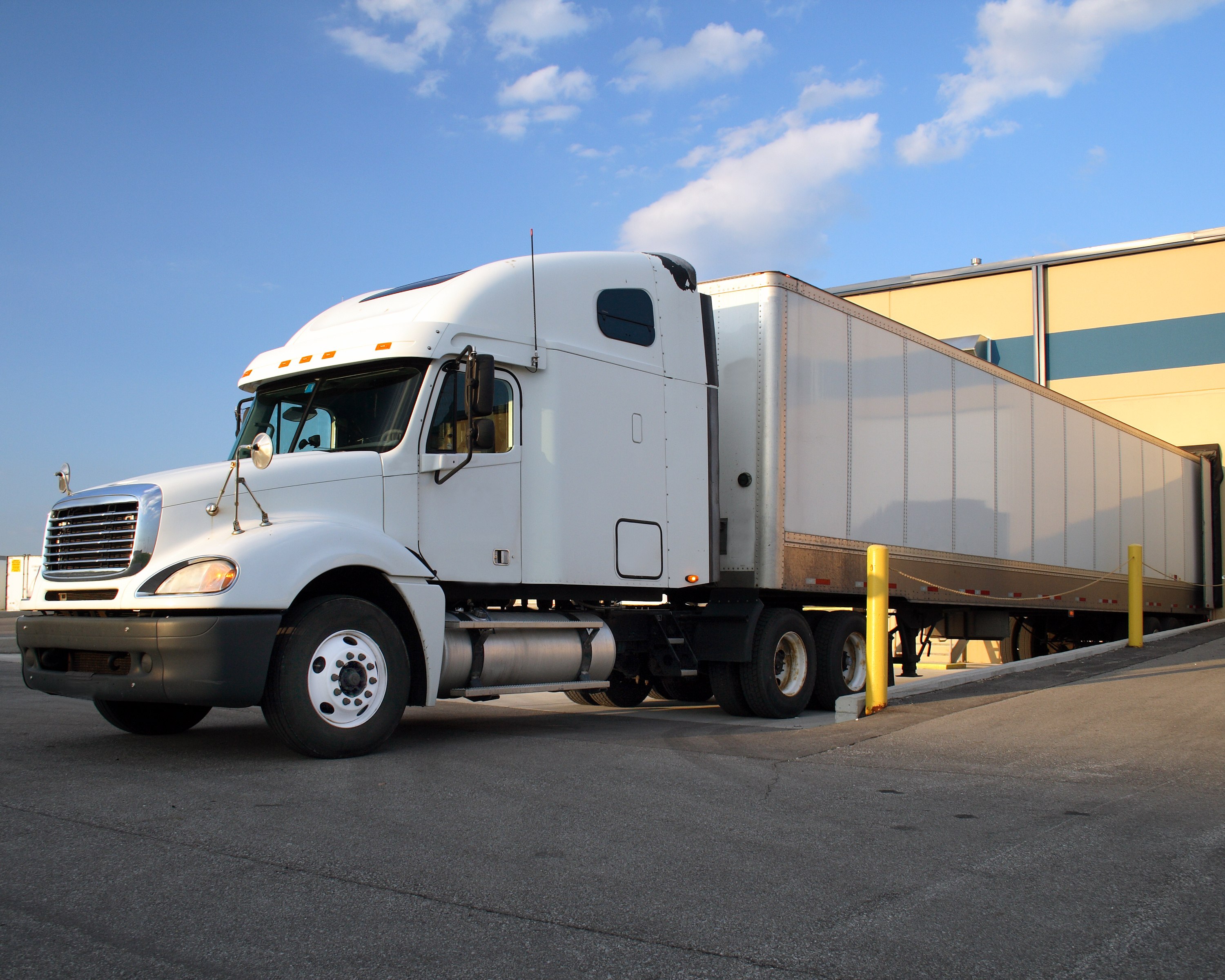 Semi Truck / Tractor Trailer at loading Dock - Sageplan Technology ...